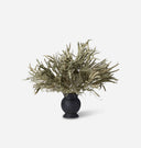 Dried Eucalyptus Bundle in Small Barro Vase