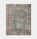 Georgie GER-04 Teal / Antique Area Rug