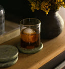 Allyn Marble Coaster Egyptian Green S/4